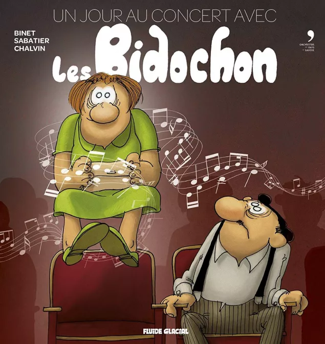 Collection BINET, série Les Bidochon, BD Un jour au concert avec les Bidochon