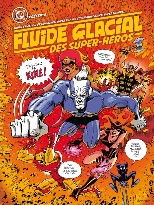 Collection AUTRES AUTEURS, série Fluide Glacial des Super-Héros, BD Fluide Glacial des super-héros