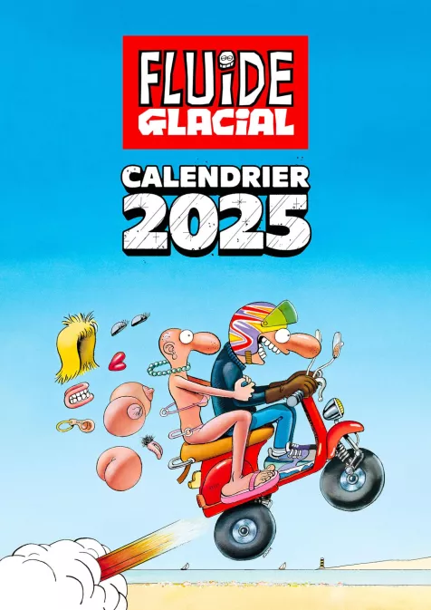 Collection COLLECTIF, série Fluide Collectif, BD Calendrier 2025 des Couvertures Fluide Glacial